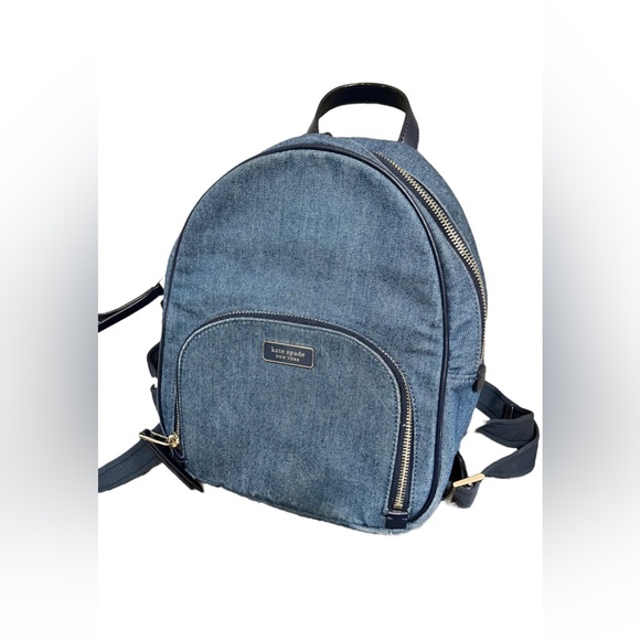 Kate Spade Denim Backpack - Picture 3 of 5
